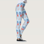 zwarte witte schoonheid leggings (Rechts)