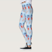 zwarte witte schoonheid leggings (Links)