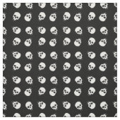 zwarte witte skelet stof (Swatch)