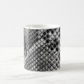 Zwarte witte slang koffiemok (Center)