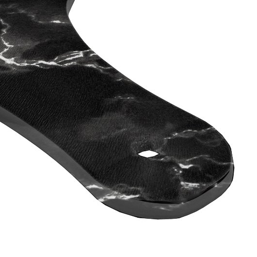 Zwarte witte snijkaart - Aangepaste brief Snijplank (Hoek)