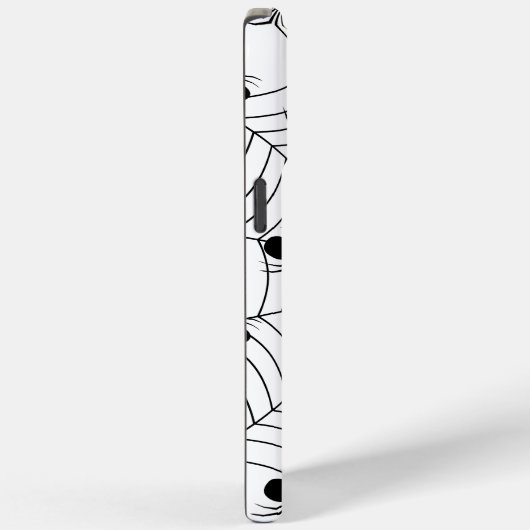 Zwarte Witte spinnen spinnenweb Halloween patroon Case-Mate iPhone Case (Achterkant / Rechts)