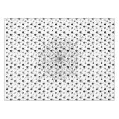 Zwarte Witte spinnen spinnenweb Halloween patroon Tafelkleed (Voorkant (Horizontaal))