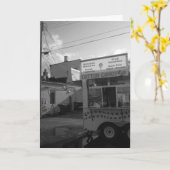 "Zwarte & witte standaard katoenkatoen"-Snoep - Bi Kaart (Gele Bloem)