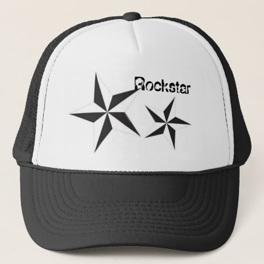 zwarte witte ster, zwarte witte ster, Rockstar Trucker Pet (Voorkant)
