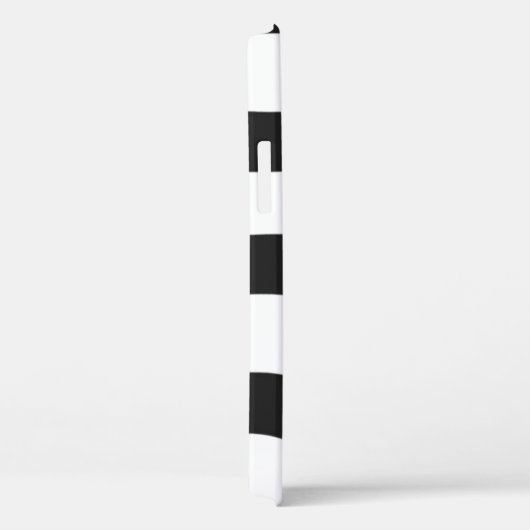 zwarte + witte streep modern Case-Mate iPhone case (Achterkant / Rechts)