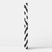 zwarte + witte streep modern Case-Mate iPhone case (Achterkant / Rechts)