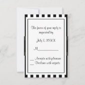 Zwarte witte streep RSVP 1C (Achterkant)
