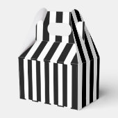Zwarte witte strepen bedankdoosjes (Achterkant)