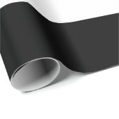 Zwarte witte strepen cadeaupapier (Rol Hoek)