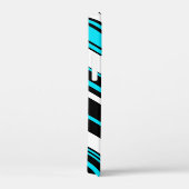 Zwarte witte strepen Case-Mate iPhone case (Achterkant / Rechts)