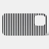 Zwarte, witte strepen, modern, stijlvol Case-Mate iPhone case (Achterkant (horizontaal))