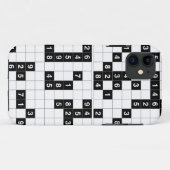 zwarte witte sudoku Case-Mate iPhone case (Achterkant (horizontaal))