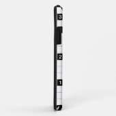 zwarte witte sudoku Case-Mate iPhone case (Achterkant/rechts)