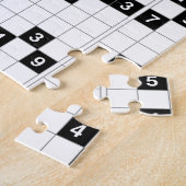 zwarte witte sudoku legpuzzel (Zijkant)