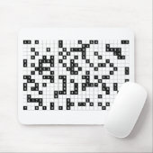 zwarte witte sudoku muismat (Met muis)