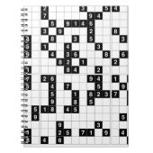 zwarte witte sudoku notitieboek (Voorkant)