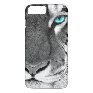 Zwarte witte tijger Case-Mate iPhone case