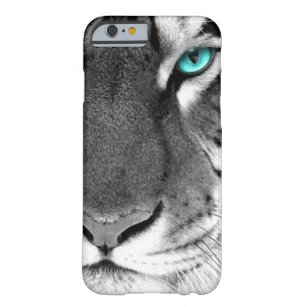 Zwarte witte tijger barely there iPhone 6 hoesje