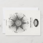 Zwarte witte Vintage Horoscoop zodiaal, astrologie Kaart (Voorkant)