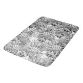 zwarte witte vis badmat (Gekanteld)