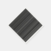 Zwarte witte zilvergrijze inapkin servet (Hoek)