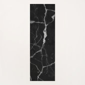 Zwarte witte zilvervaten yogamat (Voorkant)