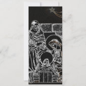 zwarte witte zilvervlek kaart (Voorkant)