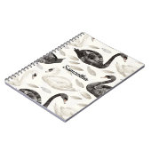 Zwarte witte zwanen notitieboek (Linkerzijde)