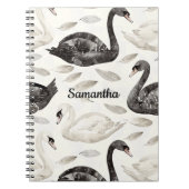 Zwarte witte zwanen notitieboek (Voorkant)