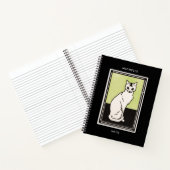  zwarte witte, zwarte vlekkast notitieboek (Binnen)