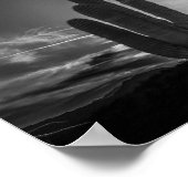 zwarte woestijn poster (Hoek)