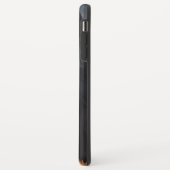 Zwarte wolf Case-Mate iPhone case (Achterkant/links)