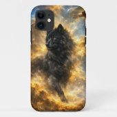 Zwarte Wolf Case-Mate iPhone Case (Achterkant)