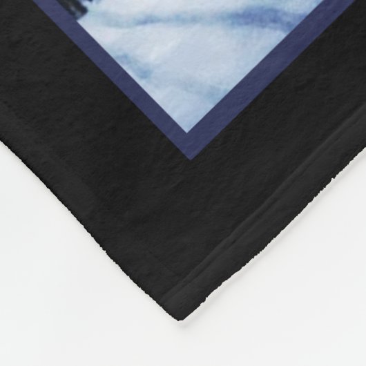 Zwarte Wolf Deken, Dierlijke Liefde Gift Deken (Hoek)