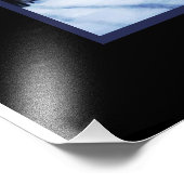 Zwarte Wolf die ik nooit kwijt ben Foto Afdruk (Hoek)