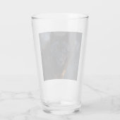 Zwarte wolf glas (Achterkant)