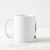 Zwarte Wolf Hond Koffiemok (Links)