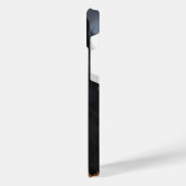 Zwarte wolf iPhone hoesje (Linkerkant)