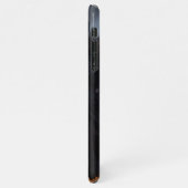 Zwarte wolf iPhone hoesje (Linkerkant)