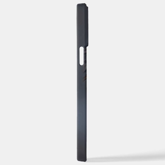 Zwarte wolf iPhone hoesje (Rechterkant)