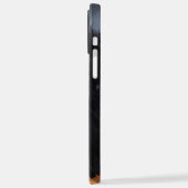 Zwarte wolf iPhone hoesje (Linkerkant)