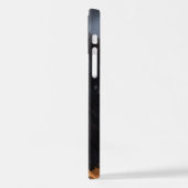 Zwarte wolf iPhone hoesje (Linkerkant)