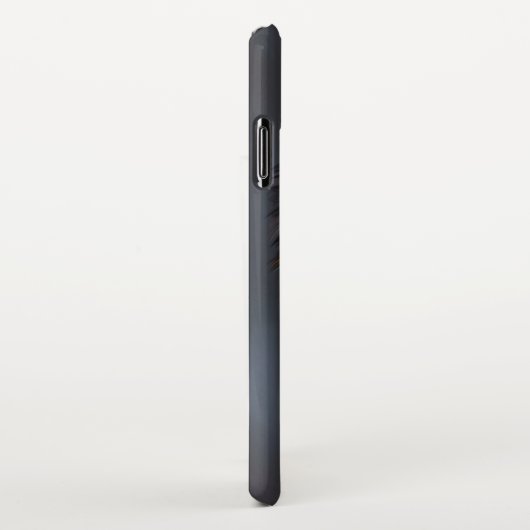 Zwarte wolf iPhone hoesje (Rechterkant)