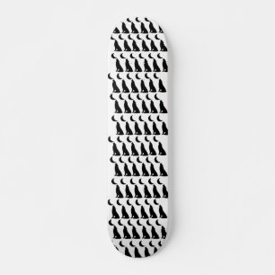 Zwarte Wolf Maan Skateboard Cadeau voor Tiener Jon