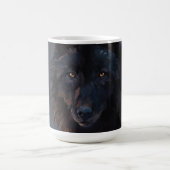 zwarte wolf magische mok (Midden)