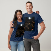 ZWARTE WOLF T-SHIRT (Unisex)
