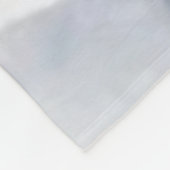 ZWARTE WOLVEN FLEECE DEKEN (Hoek)