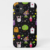zwarte Wonderland Case-Mate iPhone Case (Achterkant)