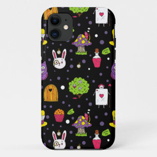 zwarte Wonderland Case-Mate iPhone Case